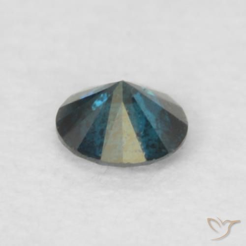 Diamond Gemstone in 2.5 mm (calibrated) Size for Sale, Diamond Stone in Blue Color