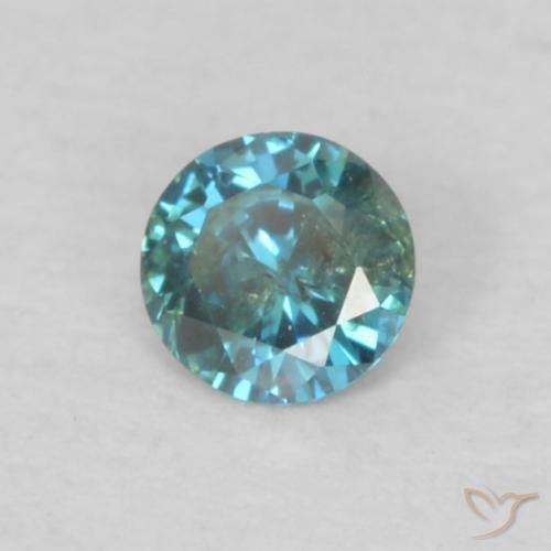 0.05 ct Blue Diamond Stone, Natural Diamond in Diamond-Cut Shape for Sale