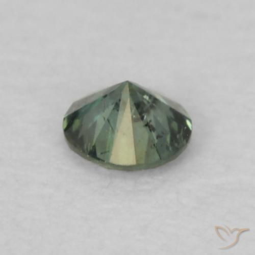 Diamond Gemstone in 2.5 mm (calibrated) Size for Sale, Diamond Stone in Green Color