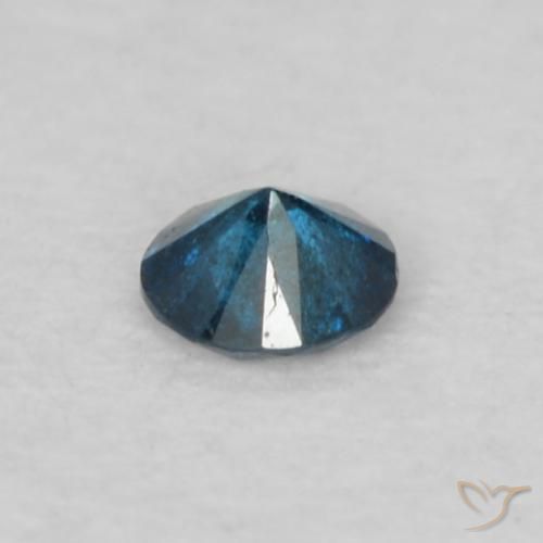 Diamond Gemstone in 2.4 mm (calibrated) Size for Sale, Diamond Stone in Blue Color