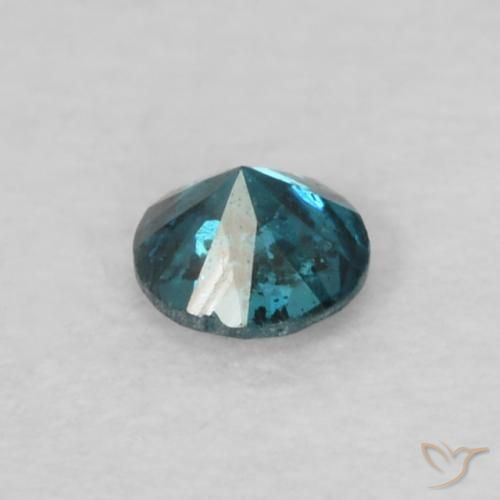 Diamond Gemstone in 2.4 mm (calibrated) Size for Sale, Diamond Stone in Blue Color