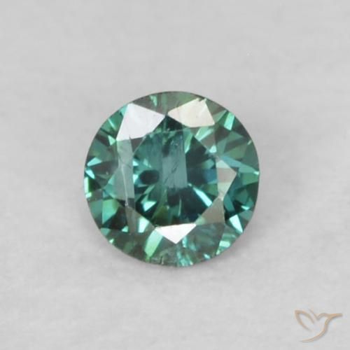 0.05ct Natural Green Diamond, Round, VS-SI