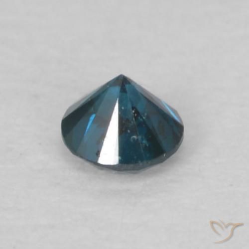 Diamond Gemstone in 2.3 mm (calibrated) Size for Sale, Diamond Stone in Blue Color