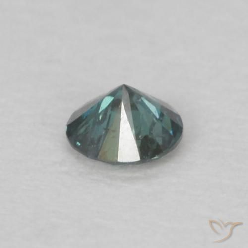 Diamond Gemstone in 2.3 mm (calibrated) Size for Sale, Diamond Stone in Green Color
