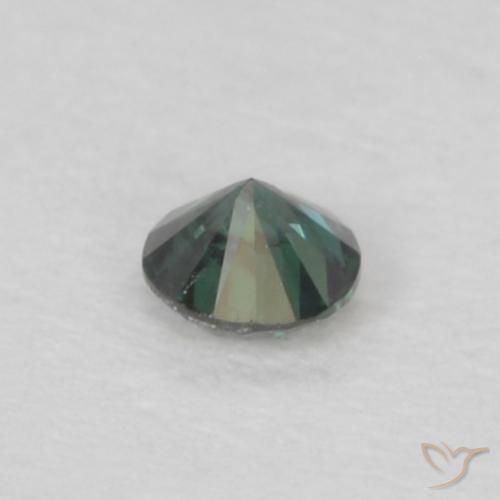 Diamond Gemstone in 2.2 mm (calibrated) Size for Sale, Diamond Stone in Green Color