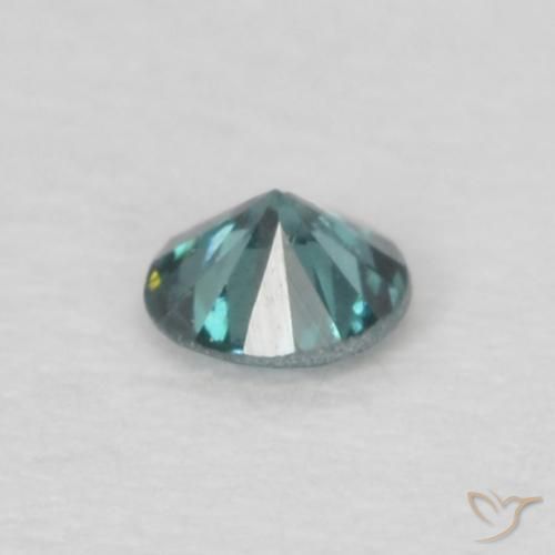 Diamond Gemstone in 2.3 mm (calibrated) Size for Sale, Diamond Stone in Blue Color