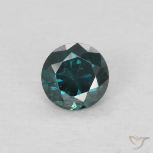 0.04ct Natural Blue Diamond, Round, VS