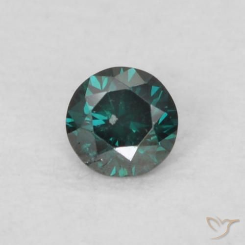 0.05ct Natural Green Diamond, Round, VS