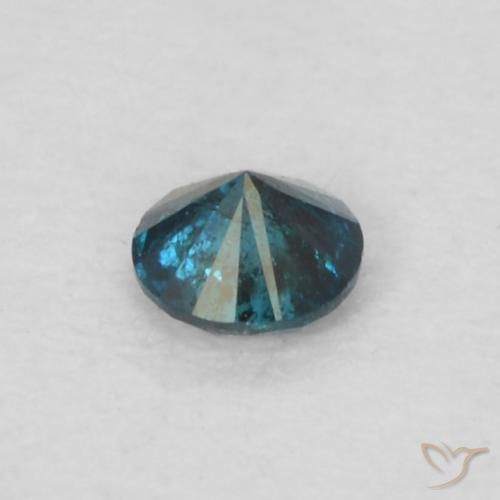 Diamond Gemstone in 2.3 mm (calibrated) Size for Sale, Diamond Stone in Blue Color