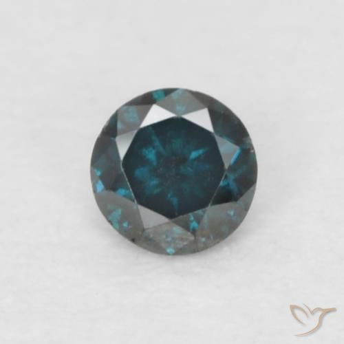0.05ct Natural Blue Diamond, Round, VS