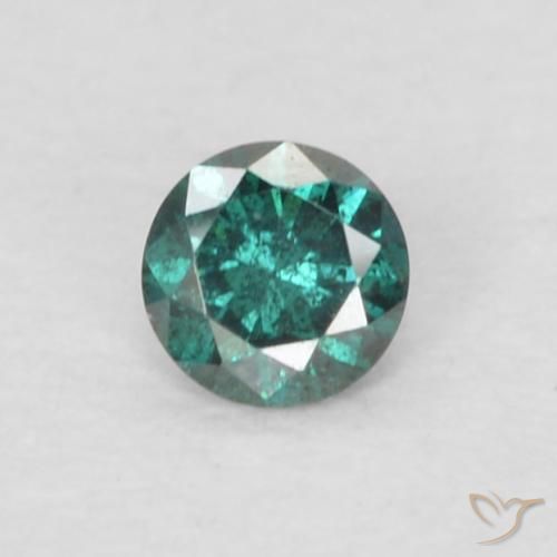 0.05ct Natural Green Diamond, Round, VS