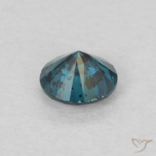Diamond Gemstone in 2.4 mm (calibrated) Size for Sale, Diamond Stone in Blue Color