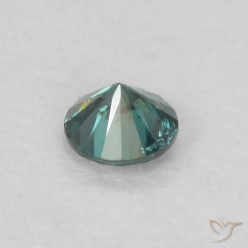Diamond Gemstone in 2.2 mm (calibrated) Size for Sale, Diamond Stone in Green Color