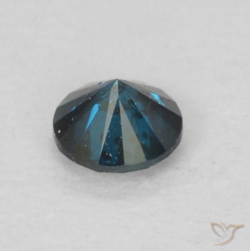 Diamond Gemstone in 2.5 mm (calibrated) Size for Sale, Diamond Stone in Blue Color