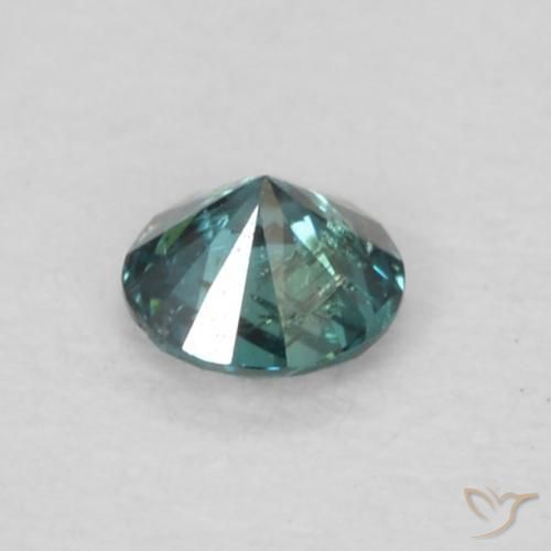 Diamond Gemstone in 2.5 mm (calibrated) Size for Sale, Diamond Stone in Green Color