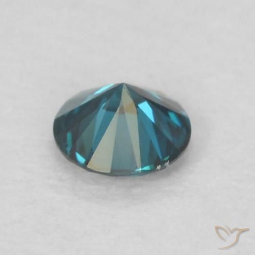Diamond Gemstone in 2.5 mm (calibrated) Size for Sale, Diamond Stone in Blue Color