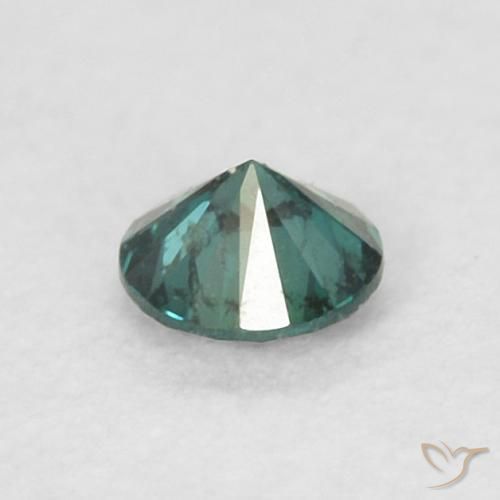 Diamond Gemstone in 2.6 mm (calibrated) Size for Sale, Diamond Stone in Green Color