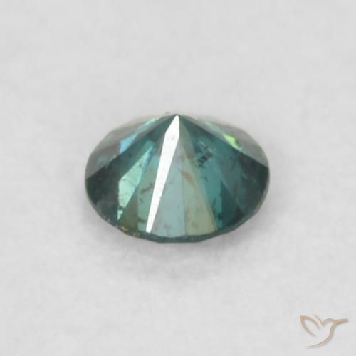 Diamond Gemstone in 2.6 mm (calibrated) Size for Sale, Diamond Stone in Green Color