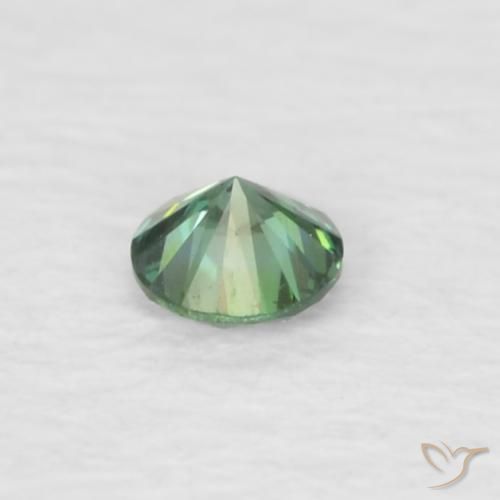 Diamond Gemstone in 2.1 mm (calibrated) Size for Sale, Diamond Stone in Green Color