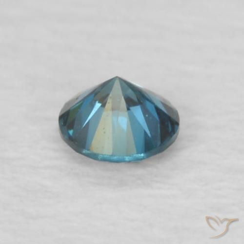 Diamond Gemstone in 2.4 mm (calibrated) Size for Sale, Diamond Stone in Blue Color