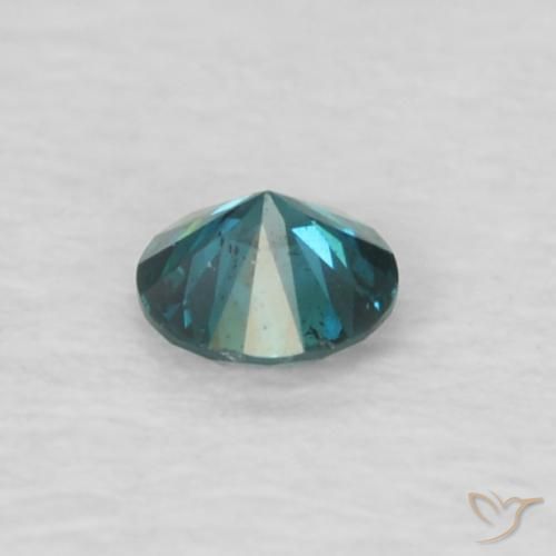Diamond Gemstone in 2.3 mm (calibrated) Size for Sale, Diamond Stone in Blue Color
