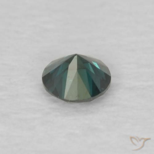 Diamond Gemstone in 2.2 mm (calibrated) Size for Sale, Diamond Stone in Green Color