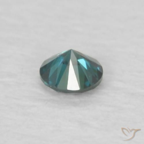 Diamond Gemstone in 2.1 mm (calibrated) Size for Sale, Diamond Stone in Green Color