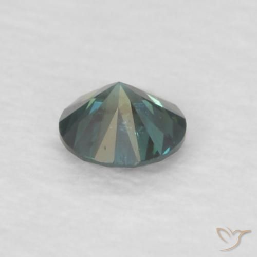Diamond Gemstone in 2.4 mm (calibrated) Size for Sale, Diamond Stone in Green Color