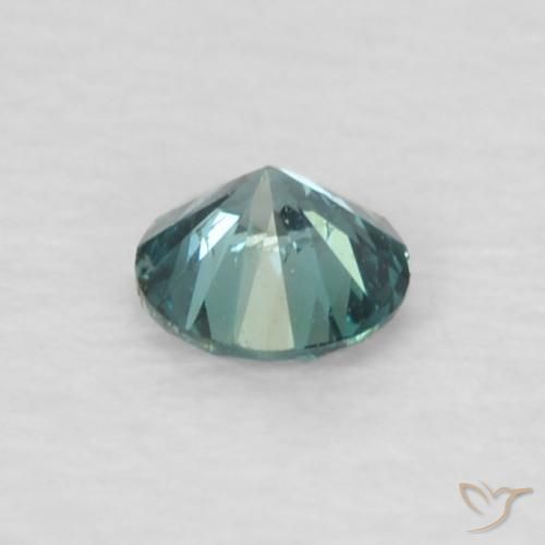 Diamond Gemstone in 2.4 mm (calibrated) Size for Sale, Diamond Stone in Green Color