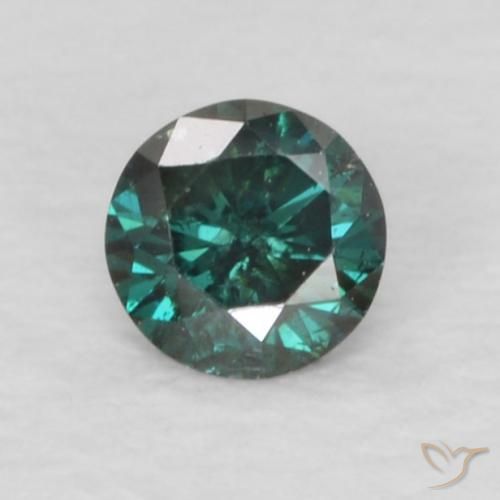 0.08ct Natural Green Diamond, Round, VVS-VS
