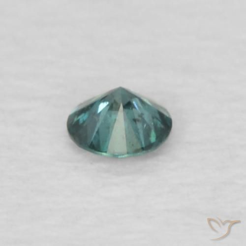 Diamond Gemstone in 2 mm (calibrated) Size for Sale, Diamond Stone in Green Color