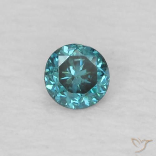 0.04ct Natural Blue Diamond, Round, VS