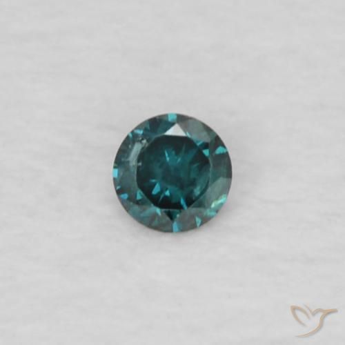 0.02ct Natural Green Diamond, Round, VS