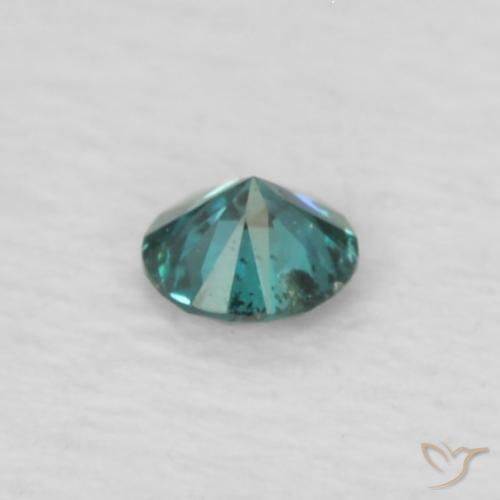 Diamond Gemstone in 2.1 mm (calibrated) Size for Sale, Diamond Stone in Green Color