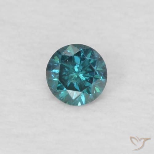 0.03ct Natural Blue Diamond, Round, VS