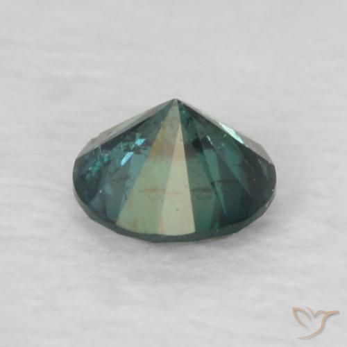 Diamond Gemstone in 2.9 mm (calibrated) Size for Sale, Diamond Stone in Green Color