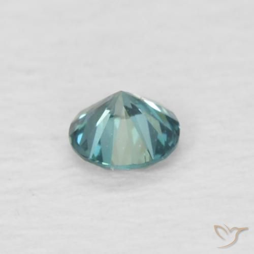 Diamond Gemstone in 2.1 mm (calibrated) Size for Sale, Diamond Stone in Mint Green Color