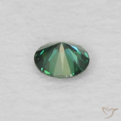 Diamond Gemstone in 2.2 mm (calibrated) Size for Sale, Diamond Stone in Green Color