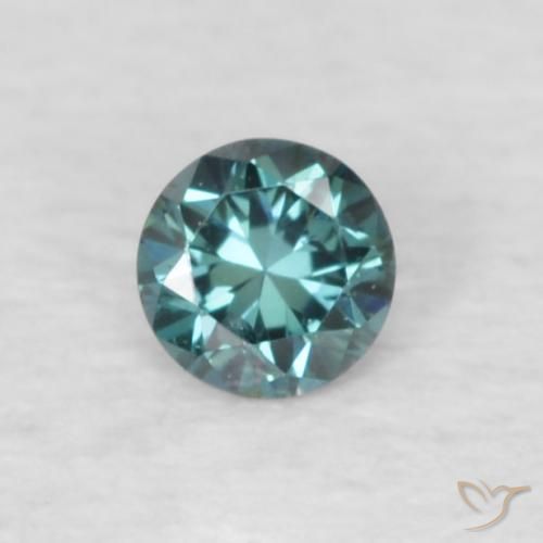 0.05ct Natural Blue Diamond, Round, VVS