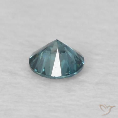 Diamond Gemstone in 2.3 mm (calibrated) Size for Sale, Diamond Stone in Blue Color