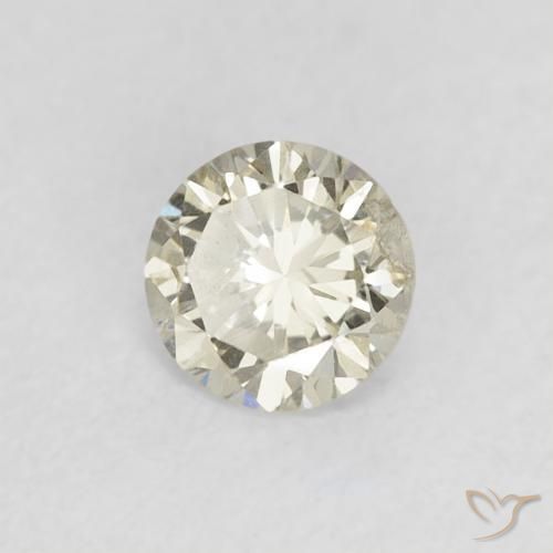 0.26 ct White Diamond Stone, Natural Diamond in Diamond-Cut Shape for Sale