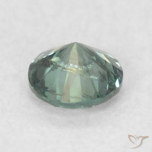 Diamond Gemstone in 2.7 mm (calibrated) Size for Sale, Diamond Stone in Mint Green Color