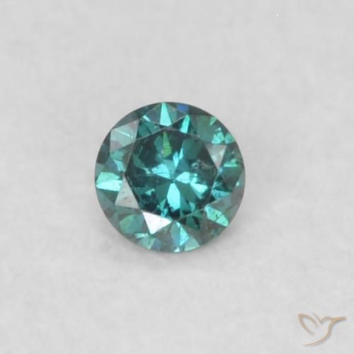 0.02ct Natural Blue Diamond, Round, VS