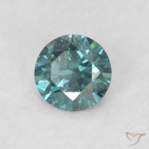0.02ct Natural Blue Diamond, Round, VS