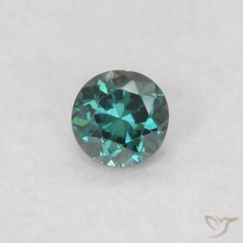 0.02ct Natural Green Diamond, Round, VS