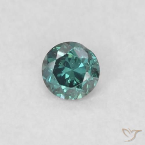 0.02ct Natural Green Diamond, Round, VS