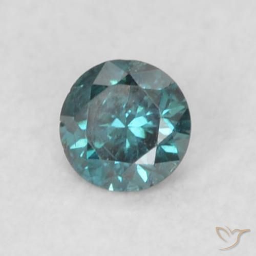0.02ct Natural Blue Diamond, Round, VS
