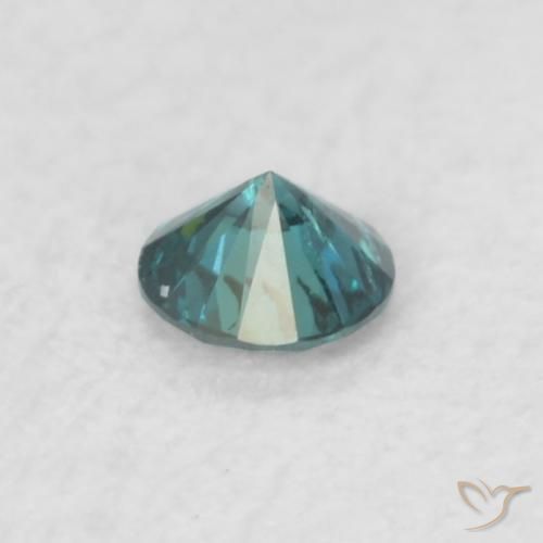 Diamond Gemstone in 2.6 mm (calibrated) Size for Sale, Diamond Stone in Blue Color