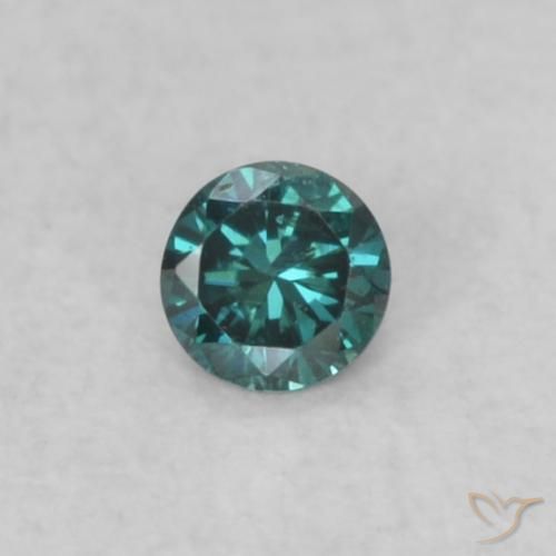 0.03ct Natural Blue Diamond, Round, VS