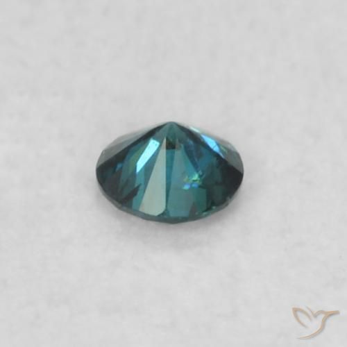 Diamond Gemstone in 2 mm (calibrated) Size for Sale, Diamond Stone in Blue Color